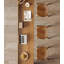 Table de bar moderne en bois massif minimaliste avec bandes de protection des bords-1970511124