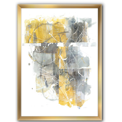 " Moving In And Out Of Traffic II Yellow Gray "