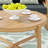 Rana 4-Person Solid Wood Patio Sofa Set with Sunbrella Cushions -92620735