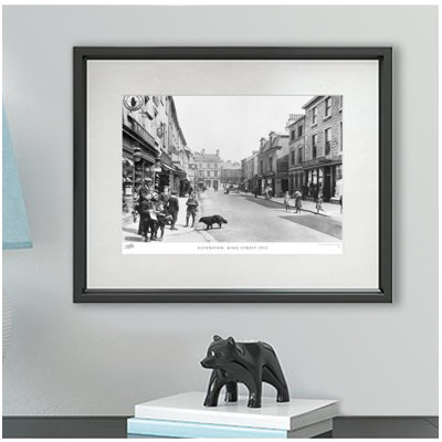 Ulverston, King Street 1912 - Single Picture Frame Print