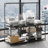 4-Tier 3D Printer Stand With Charing Station & Lockable Wheels