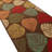 Custom Size Rug Floral Leaves Low Pile Slip Resistant Rugs by Feet-567272145
