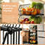 Kitchen Storage Trolley Steel Bar Cart