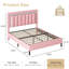 Ensemble de lit plateforme tapissier Diamond-1059491188-1058447299