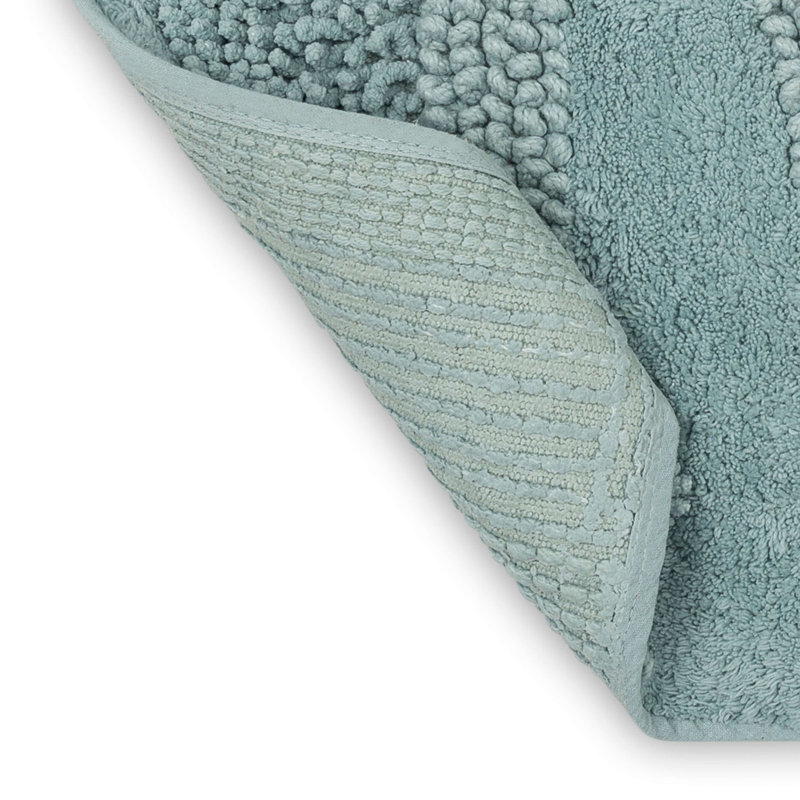 Tapis de bain lavable à la machine antidérapant Laverne, L 27 po x L 45 po, Glacier