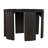 Fluted Solid Wood End Table