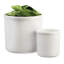 White 32 Oz. Round Melamine Condiment Jar