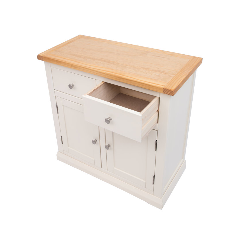 Neace 84cm Sideboard, Brown/White