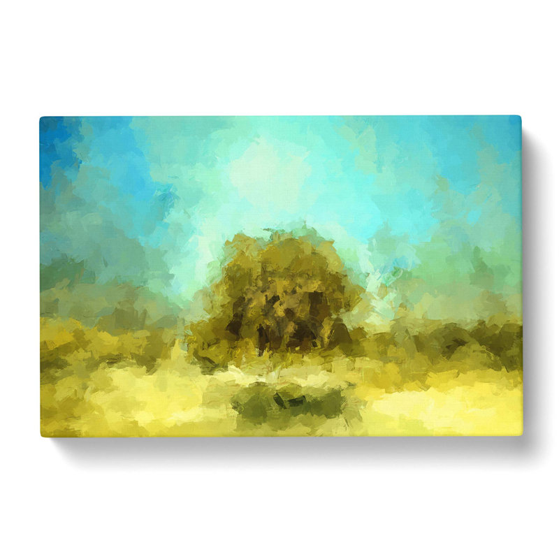 Abstract Tree in Abstract - Wrapped Canvas Graphic Art Print, 40cm H x 60cm W x 3cm D