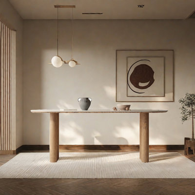 Jayonah Oval Solid Wood Base Dining Table