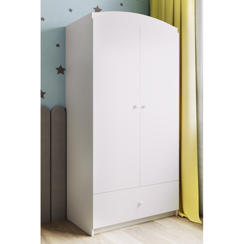 Cicero 2 Door Wardrobe, White