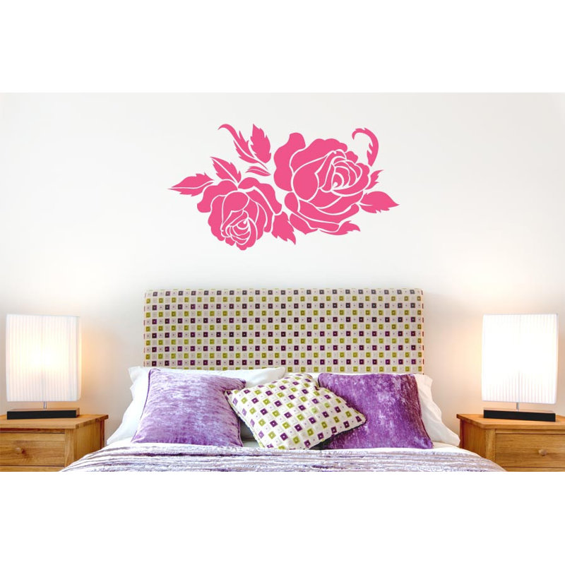 Plants & Flowers Wall Decal, Pink, Medium