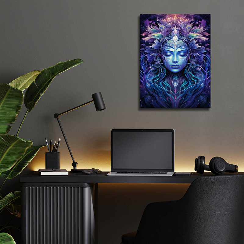 «Cosmic Mindfulness» par Cameron Gray, H 16 po x l 12 po x P 0,13 po
