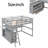 Harvans Full 2 Drawer Loft Loft Bed