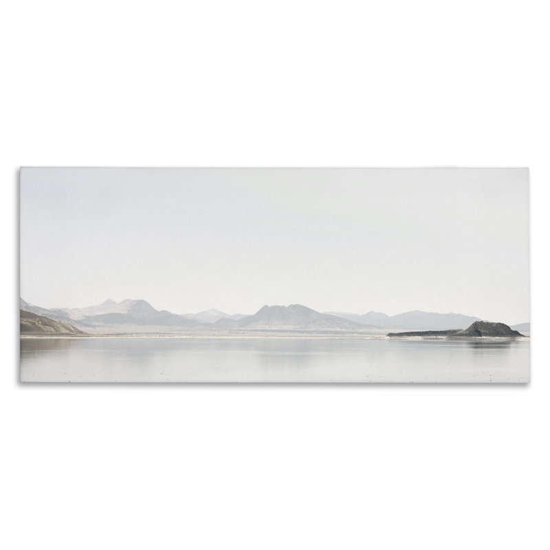 Toile «Misty Morning Mountain», conception par Gemma Bardot, H 10 po x l 24 po