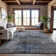 Premium Machine Washable Ducote AMF1144 Global Rug
