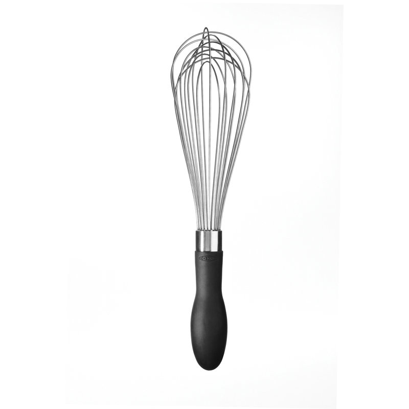 11-Inch Stainless Steel Balloon Whisk with Black Handle