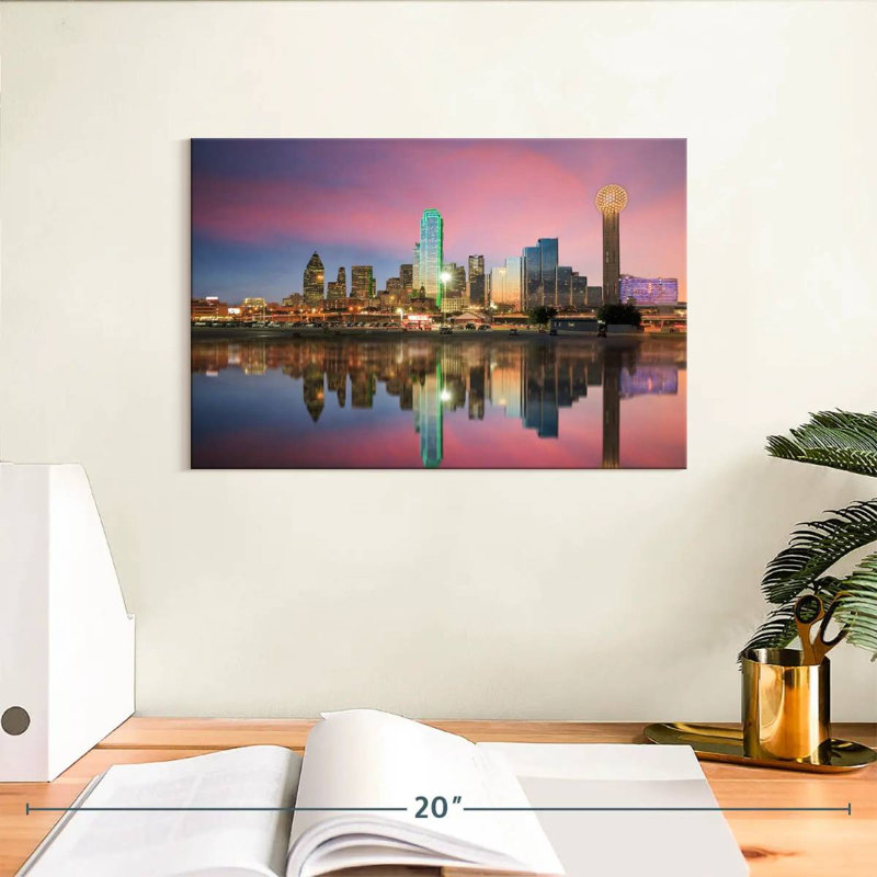 «Sirci Amazing Dallas Skyline», H 8 po x l 12 po