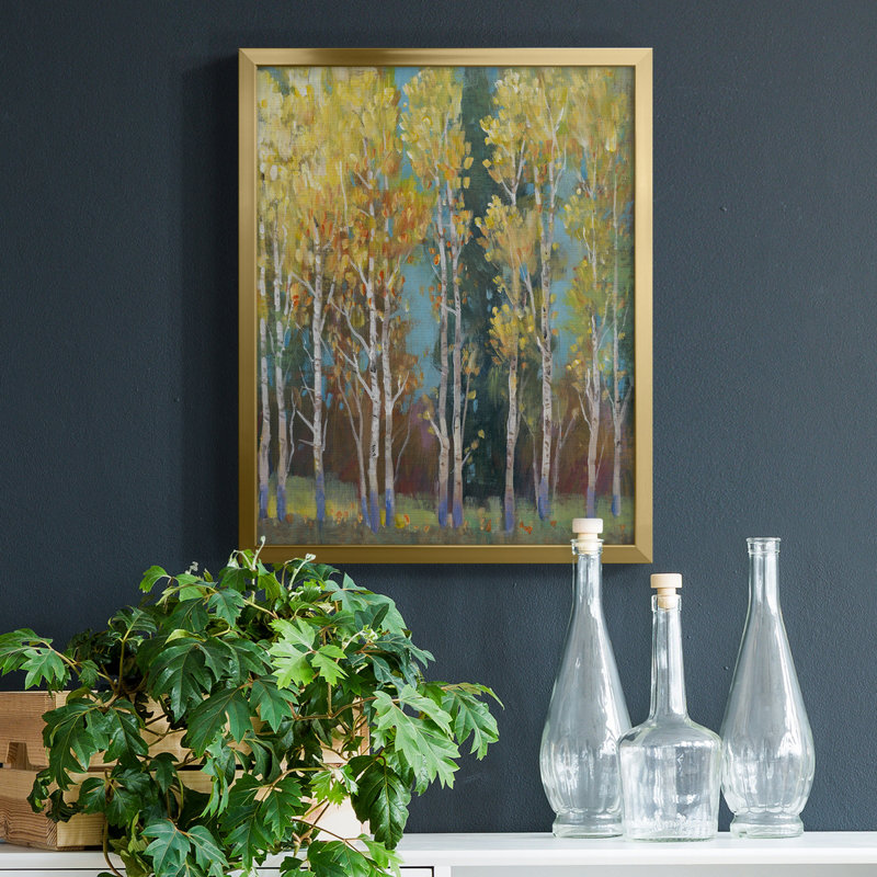 Aspen Grove I - toile avec cadre de qualité supérieure - prête à être accrochée