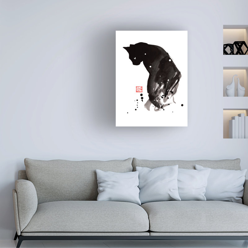 Art sur toile Pechane «Spots Cat», H 32 po x l 24 po x P 2 po