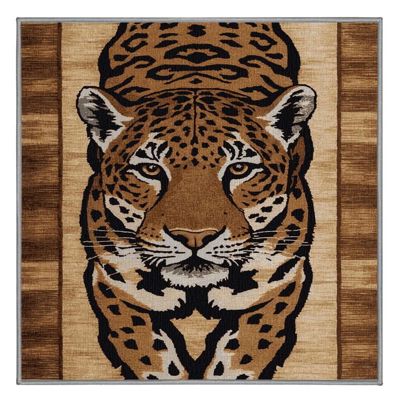  Tapis lavable Jaguar, Carré 3 pi