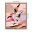 «Soaring Silhouette Seagulls» par Maupin, reproduction d'art sur toile encadrée-856073776