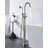 2 Handle Clawfoot Tub Faucet with Hand Shower and Diverter-78504989