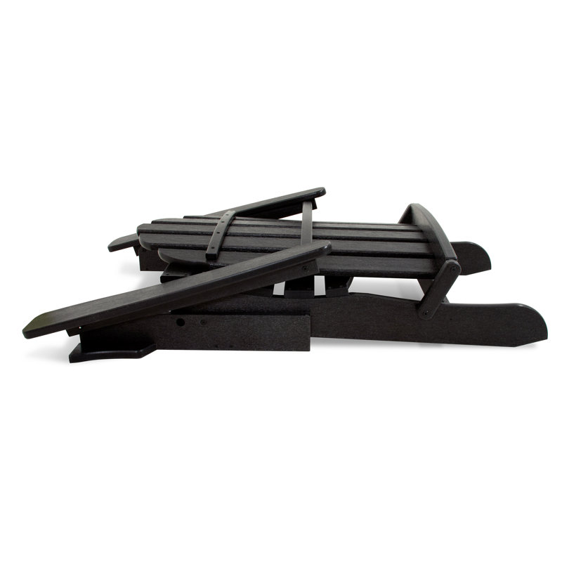 Adirondack pliant POLYWOOD Cape Cod, Noir