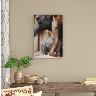 « family moment », reproduction de photo sur toile tendue