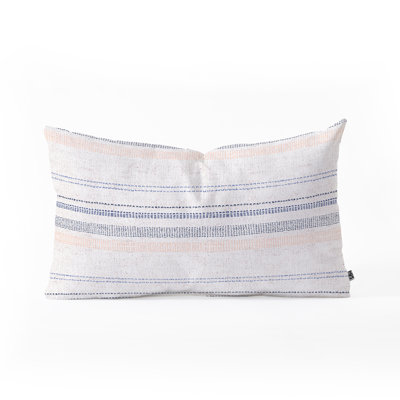 Holli Zollinger French Stripe Blush Lumbar Pillow