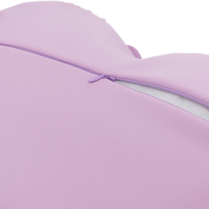 Housse de coussin 3D Flower, Mauve clair