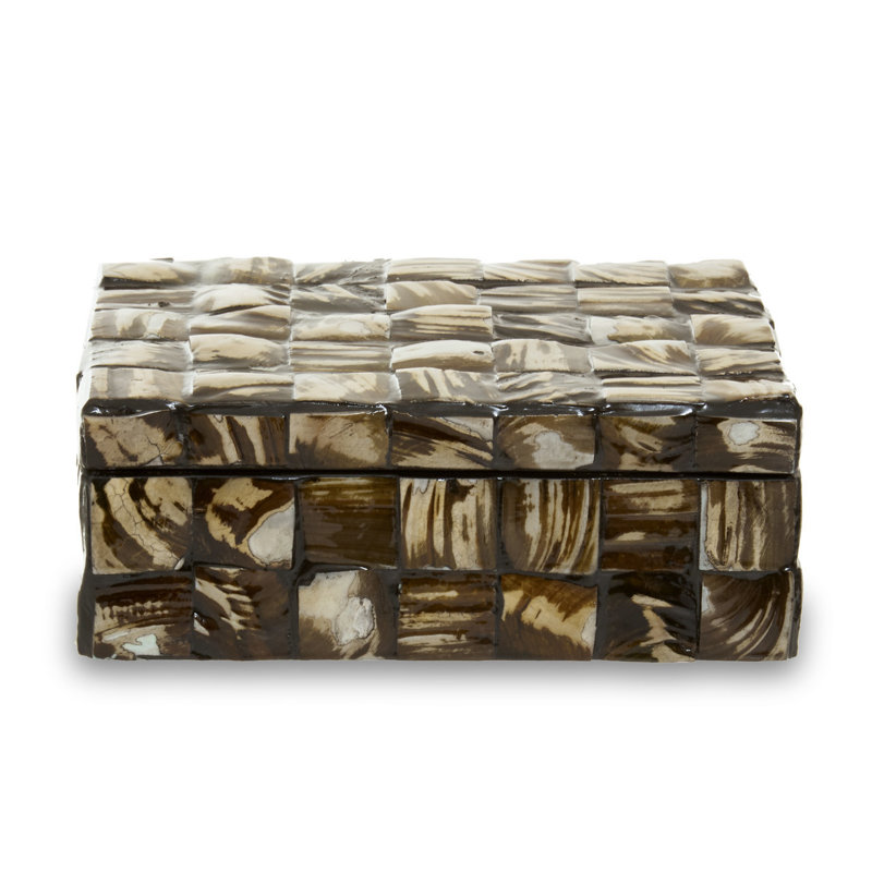 Gurpreet Decorative Box, 6cm H x 22cm W x 17cm D