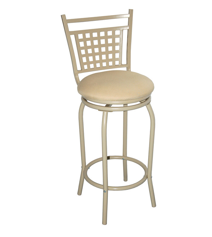 Winston Porter Lianette 30 Counter Stool With Metal Frame Wayfair 