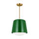 Draper Single Light Steel Dimmable Pendant
