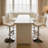 Modern Counter Height Adjustable Swivel Bar Stools (Set of 6)-1008653441