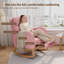 Chaise berçante en molleton avec repose-pieds Teddy-505176140