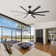 Oversized Windmill - Blade Modern Farmhouse Standard LED Ceiling Fan with Remote Control and Light Kit Included