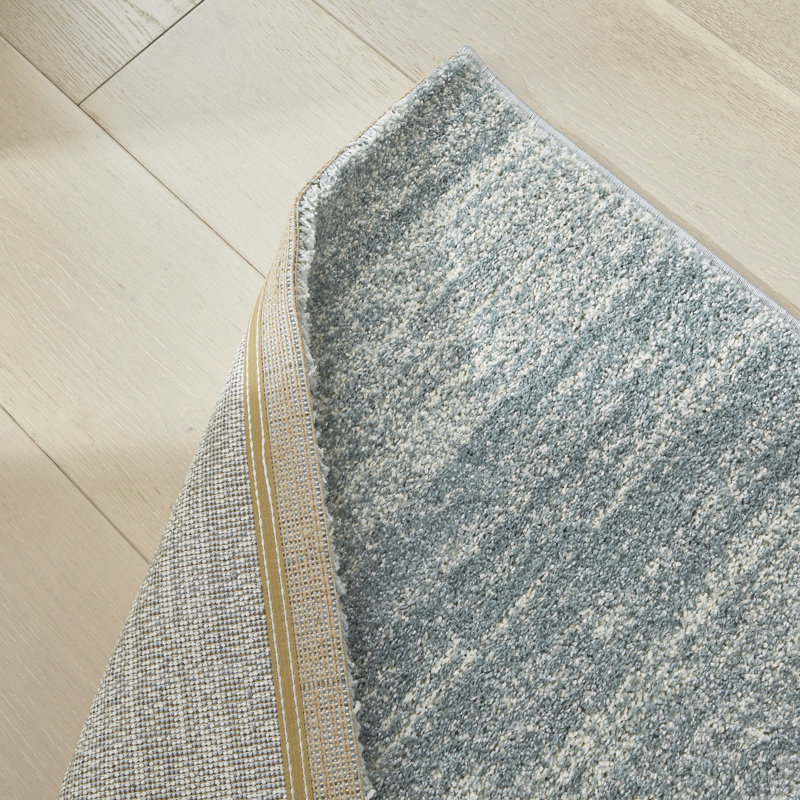 Plush Aqua Area Rug, Rectangle 200 x 290 cm