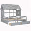 Lits plateforme simple avec deux tiroirs-304304437