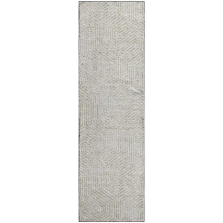 Premium Machine Washable Prisco Ivory Rug