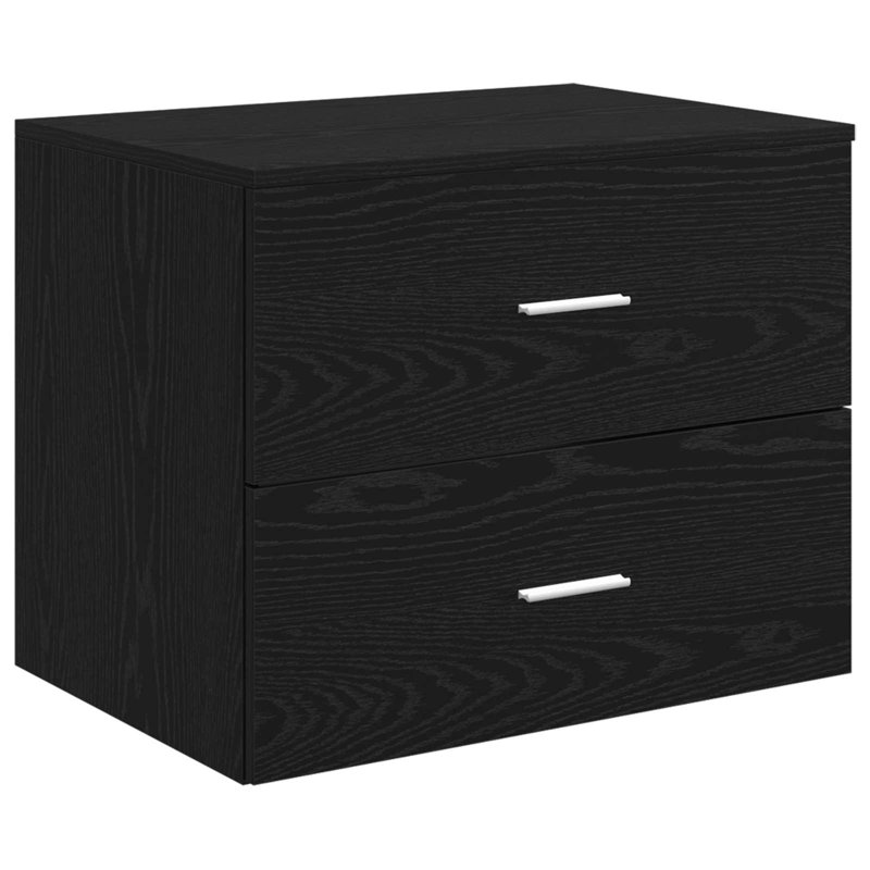 62.5 mm Single Double Bathroom Vanity Base, Black Oak