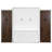 Queen Wall Bed In White With Closet, Two Drawers, And A Drop - Down Work Desk, Space Saving For Home Office Guest Room Foldable Design, Built In Abundant Storage Closets Hydraulic System Effortless-1574438747