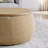 Round Storage Ottoman, 2 in 1 Function, Work as End table and Ottoman,with small seat,(25"x25"x14.7")-1159222999