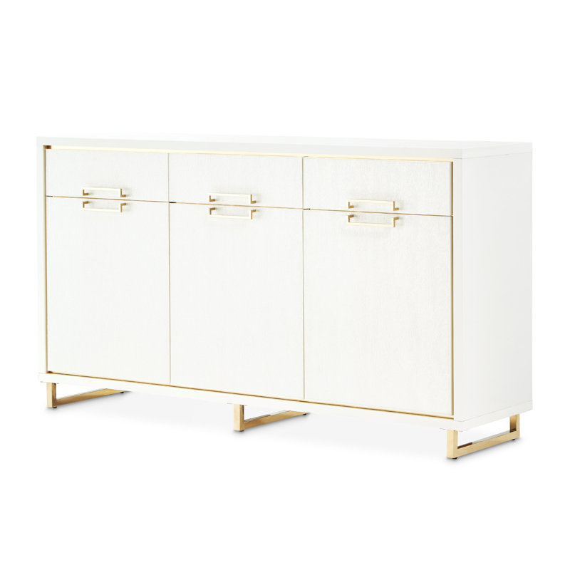 Buffet Palm Gate - Blanc nuage