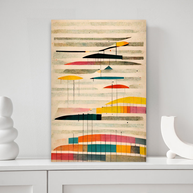 Art contemporain contemporain abstrait, H 18 po x l 12 po