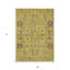 Tapis oriental lavable intérieur doré 9 pi x 12 pi