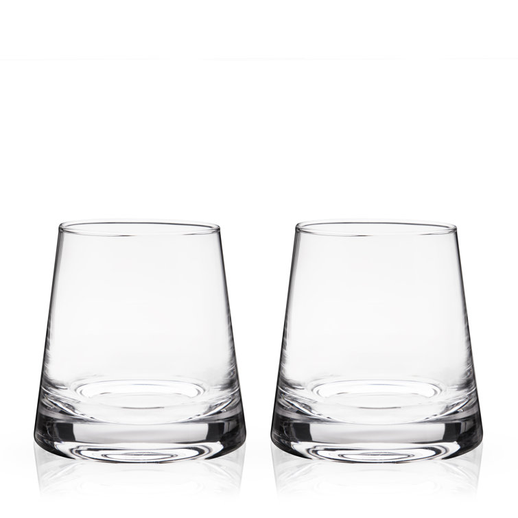Drinking Glasses Set Of 2,mixed Drink Glassware Sets Glacier Pattern