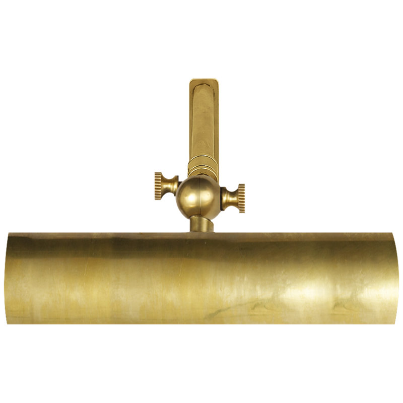 Chapman & Myers Frame Makers 8" Picture Light, Hand-Rubbed Antique Brass