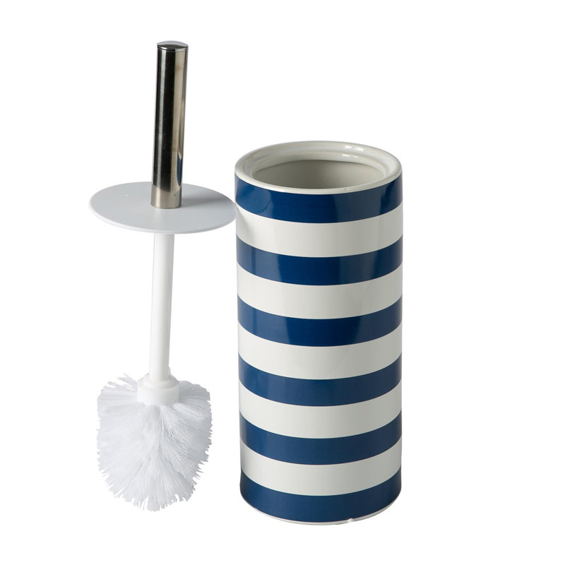 Harbour Housewares - Ceramic Toilet Brush, Navy