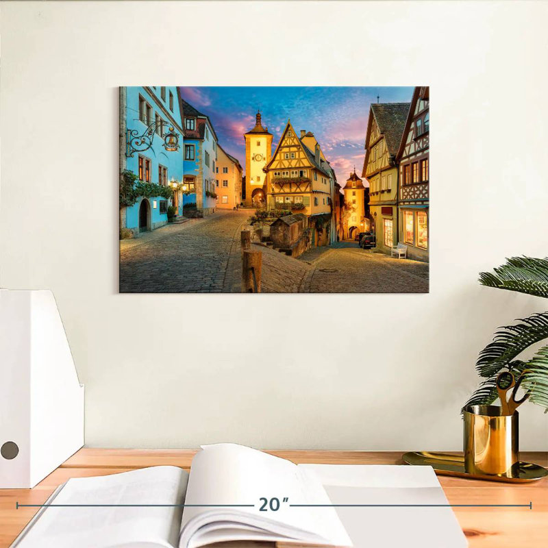 Lilie Rothenburg Ob Der Tauber, 8" H x 12" W